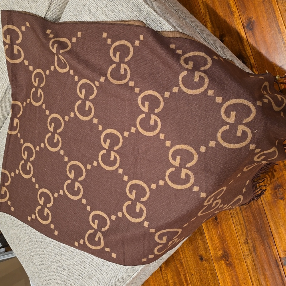 FASHION GG Scarf/Shawl Or Blanket 80 X 26 - Picture 6 of 10